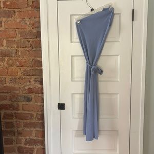 Light Blue One Shoulder Dress